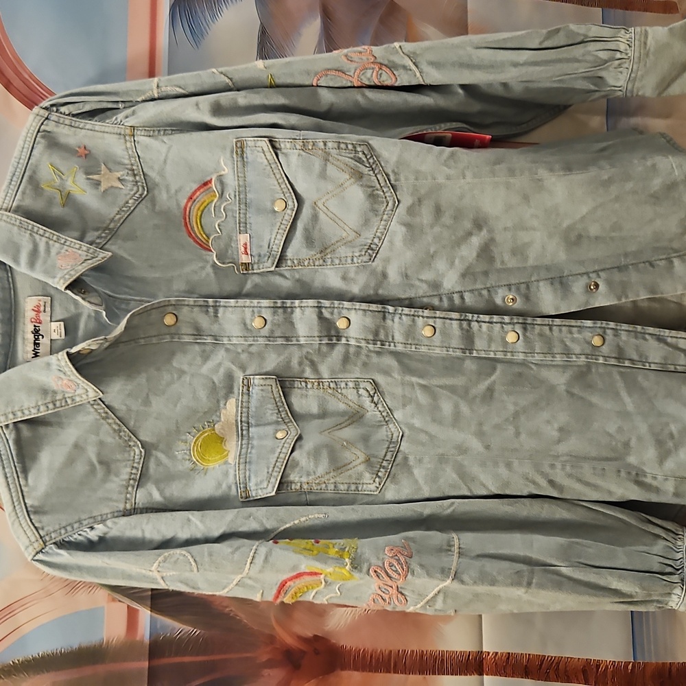 Barbie x Wrangler Jean Embroidered Jacket